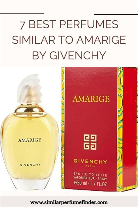 cheap dupe for givenchy ameriage perfume|7 Best Perfumes Similar to AMARIGE by Givenchy .